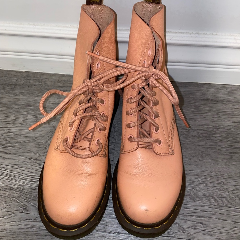 Doc martens 1640 Pascal pink combat boots - Picture 2 of 5
